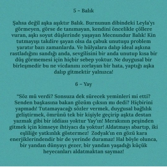 Hangi burç hangi derecede aldatıyor?