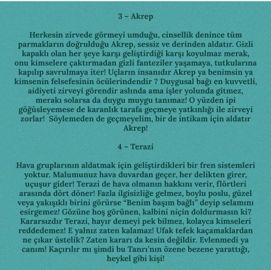 Hangi burç hangi derecede aldatıyor?