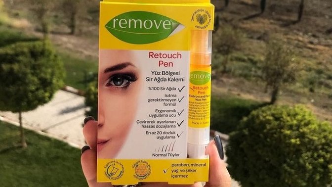 Remove markasının yüz bölgesi için tasarlanan ağda kalemini denediniz mi?