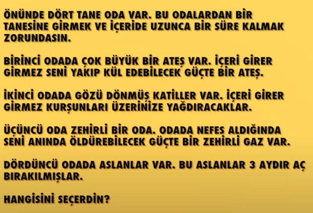 Hadi soru sorun sohbet edelim?