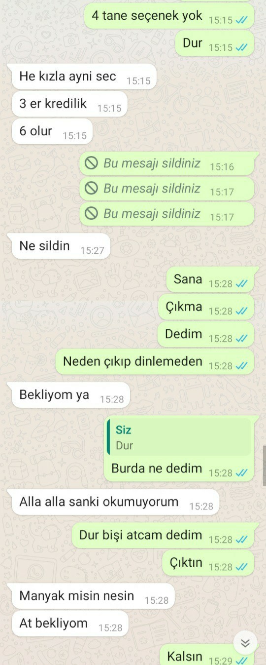 Önemli bir şey anlatırken sevgilim çıktı 10 dakika sonra girdi, haksız mıyım?