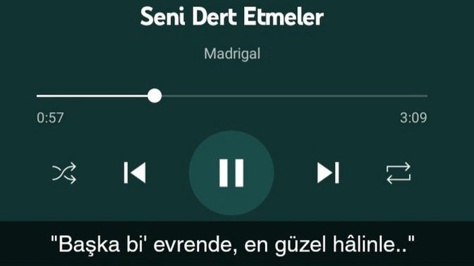 Birine veda etmeden önce, ona bir şarkı gönderecek olsanız bu hangi şarkı olur?