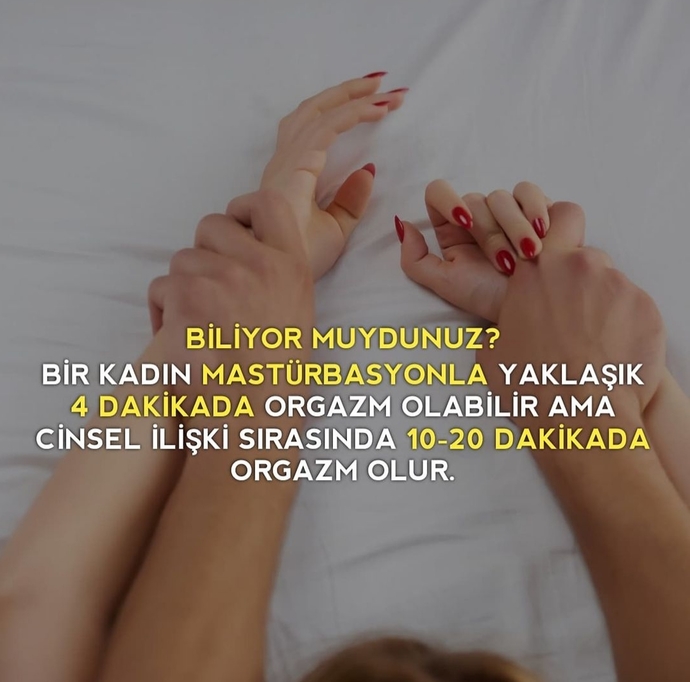 Kadınların orgazm olma süresi oldukça uzun. Seks sırasında sabırlı davranıyor musunuz?