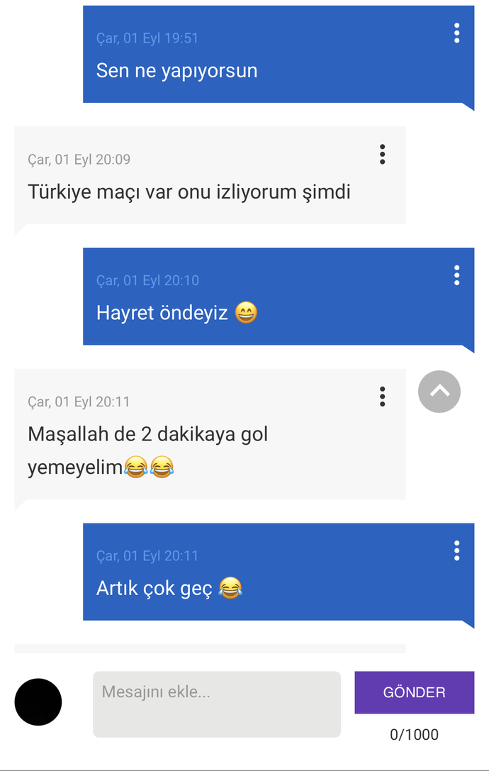 Tam şu anda aklınızdan ne geçiyor hıı?