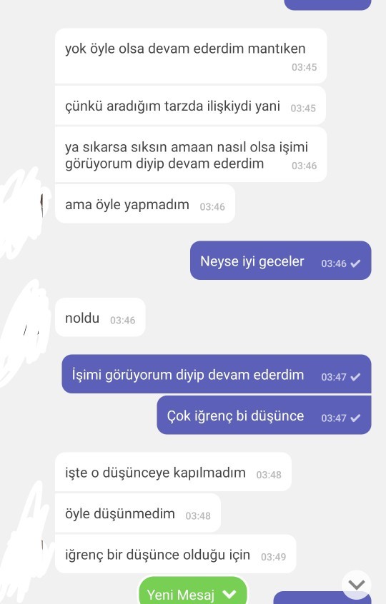 Uzun ilişki yapamayan erkek ile olur mu?