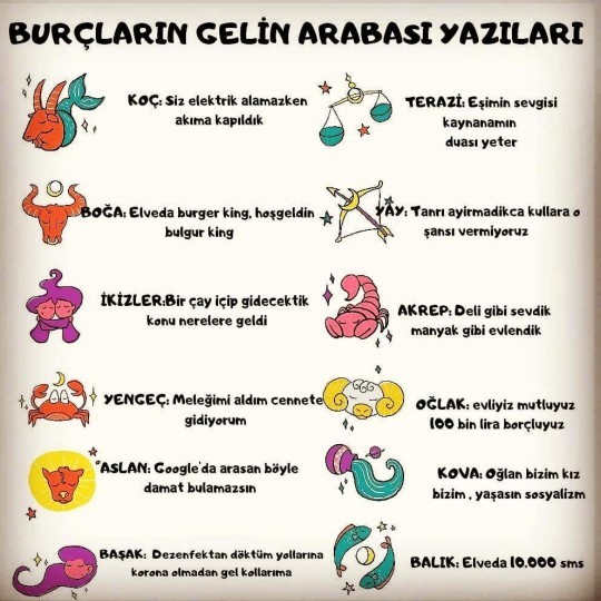 Senin gelin arabası arka yazın nedir acaba?