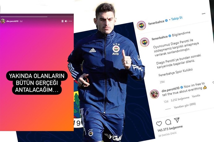 Diego Perotti-Fenerbahçe arasında gerginlik! Sizce Fenerbahçede neler oluyor?