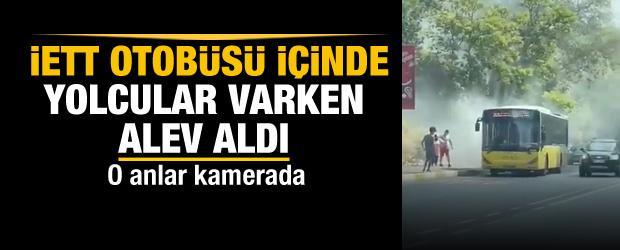İETT otobüslerine neler oluyor ya yolda kalıyor ya da yolda yanıyor?