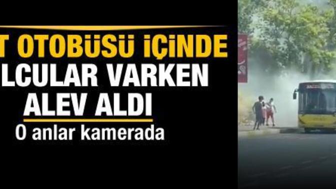 İETT otobüslerine neler oluyor ya yolda kalıyor ya da yolda yanıyor?