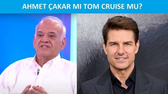 Gündemi karıştıran tartışma! Sizce Ahmet Çakar mı yoksa Tom Cruise mi?