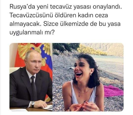 Rusyada tecavüzcüsünü öldüren kadın ceza almayacak, bu yasa Türkiyede olmalı mı?
