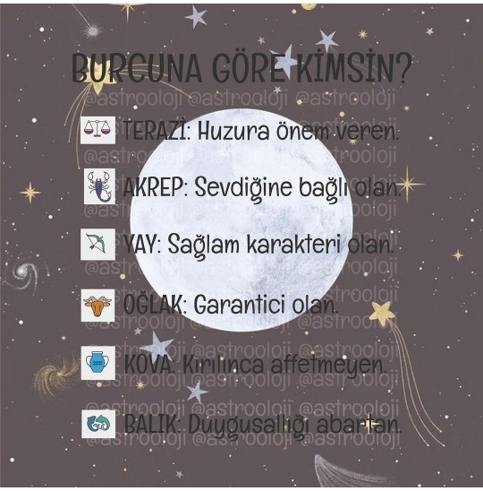 Burcuna göre kimsin acaba?