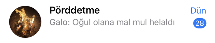 Son gelen mesajınız ne?