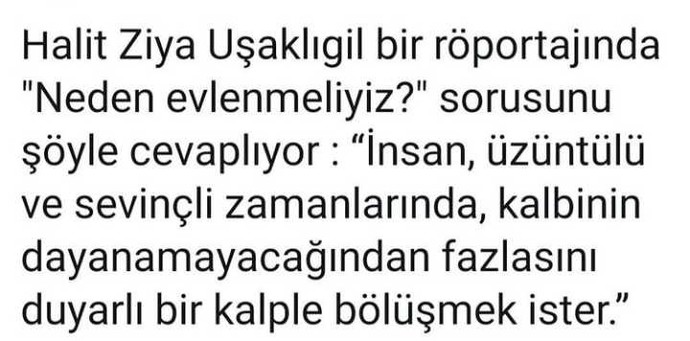 Neden evlenmeliyiz?