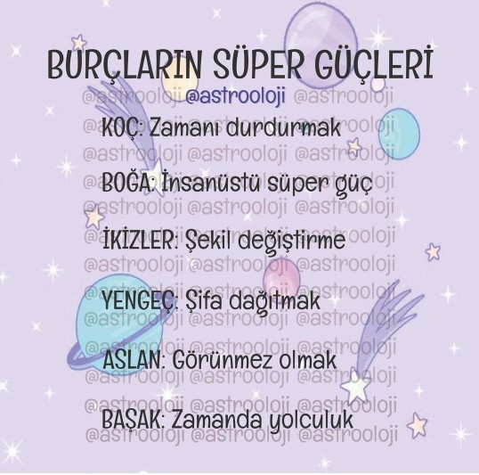 Burcuna göre hangi süper güce sahipsin?
