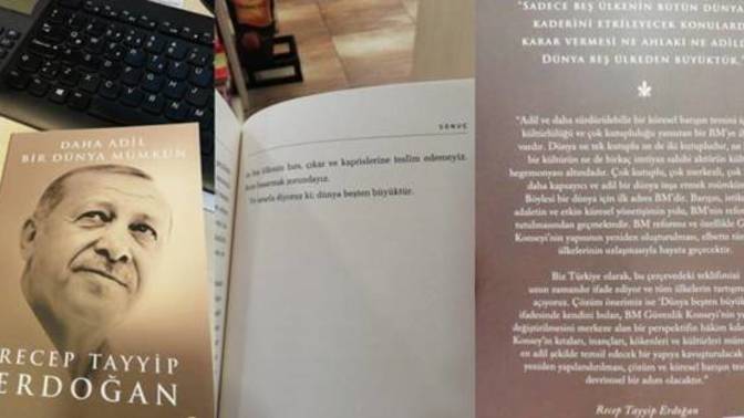 Cumhurbaşkanı Erdoğan, "Daha Adil Bir Dünya Mümkün" isimli kitap çıkardı. 216 sayfalık kitap 40 liradan satılacak. Alır mısınız?