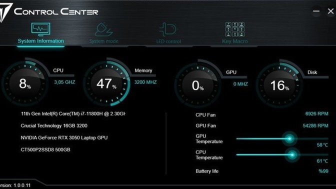 Nvidia RTX3050 ekran kartı fan hızı ayarı hangi uygulamada yapılabilir? Görsel mevcut yardımcı olur musunuz?