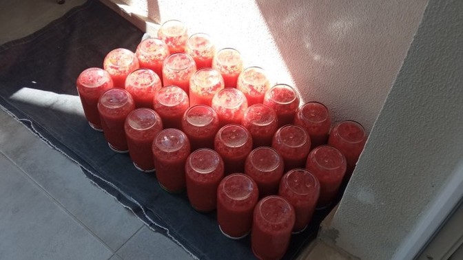 Domates konservesi sizde de yapılıyor mu?