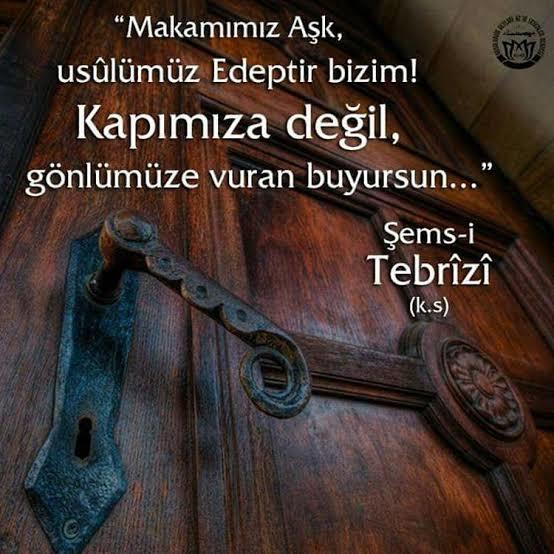Kalbinizin giriş kapısında bir yazı olsaydı ne yazardı acaba?