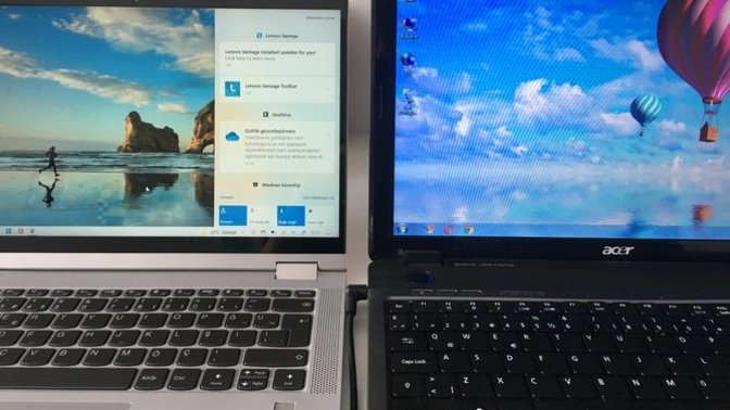 Hangi laptopun ekranı daha güzel?