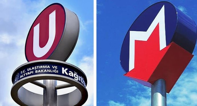 Ulaştırma Bakanı Karaismailoğlu’ndan İstanbulda metro simgesi değişikliği yaptı. Sence M-Metro mu, U-Ulaştırma mı?