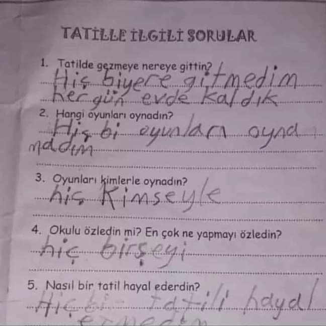 Bazen İçinizden Hiç Bir Şey Yapmamak Geliyormu?