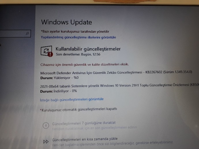 Windows 10 güncelleştirme sorununu nasıl çözerim?