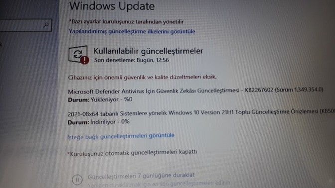 Windows 10 güncelleştirme sorununu nasıl çözerim?