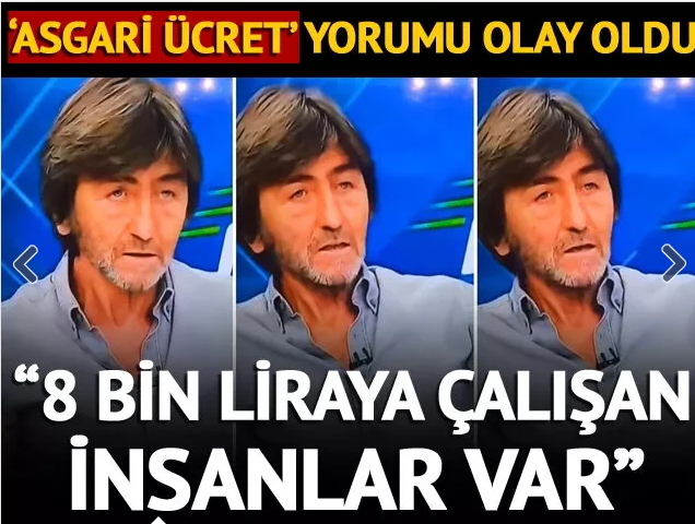 Rıdvan Dilmen Bugün sekiz bin liraya çalışan insanlar var dedi! Sizce ünlüler farklı bir dünyada mı yaşıyor?
