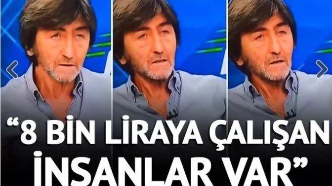 Rıdvan Dilmen 'Bugün sekiz bin liraya çalışan insanlar var' dedi! Sizce ünlüler farklı bir dünyada mı yaşıyor?