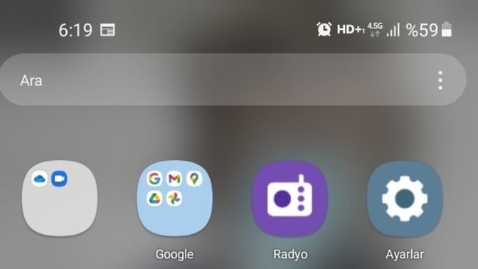 Telefonun üst kısmında HD+ yazıyo neden?