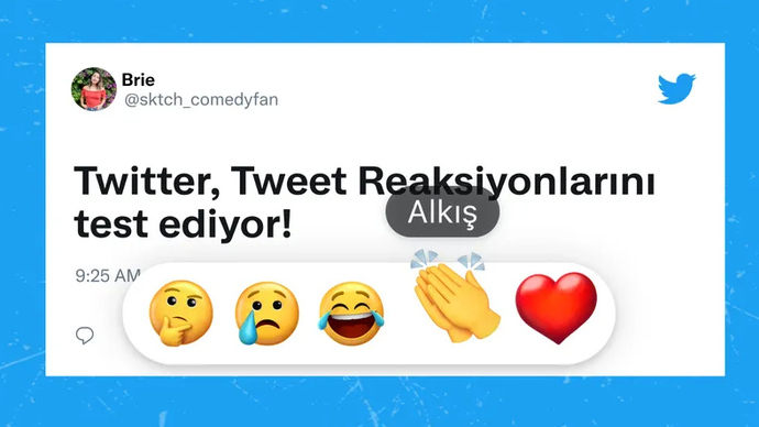 Twitter, yeni reaksiyon özelliğini Türkiye’de test ediyor. Yeni özelliği nasıl buldunuz?