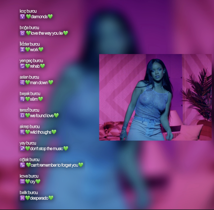Burcunuza göre hangi Rihanna şarkısısınız?