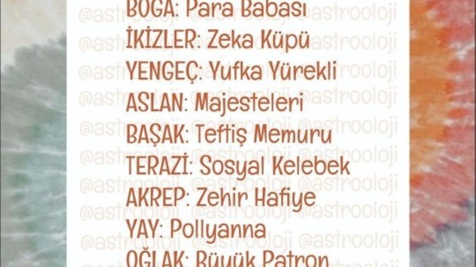 Senin lakabın nedir?
