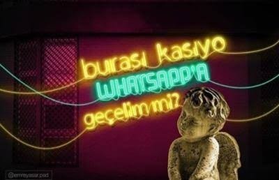 Buradan zor oluyor Whatsappa geçelim demek istediğiniz biri var mı?