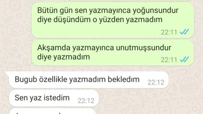 Bana değer vermediğini umursamadığını düşünerek ona haksızlık mı yapıyorum sizce?,, 🤔?