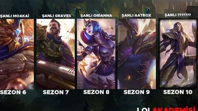 Sizce LOL’ün bu seneki şanlı kostümü hangi şampiyona gelir?