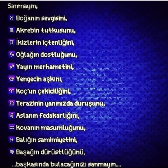 Sanmayın ki sizin de özel bir özelliğiniz yok senin özelliğin nedir?