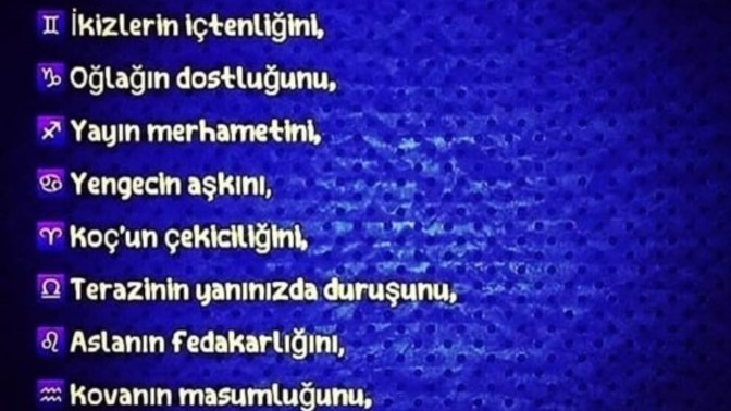 Sanmayın ki sizin de özel bir özelliğiniz yok senin özelliğin nedir?