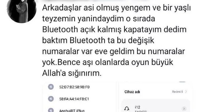 Bluetooth ile aşı olanlara bağlanıla biliyor. Sen en son ne zaman birine bağlandın?