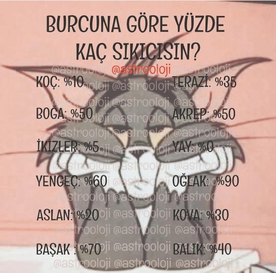 Burcuna göre yüzde kaç şanslısın?