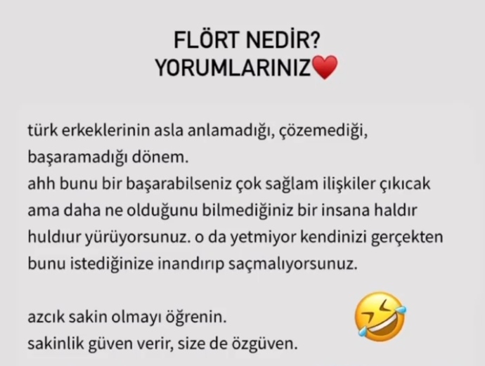 Flört nedir ve altın kuralı var mıdır?