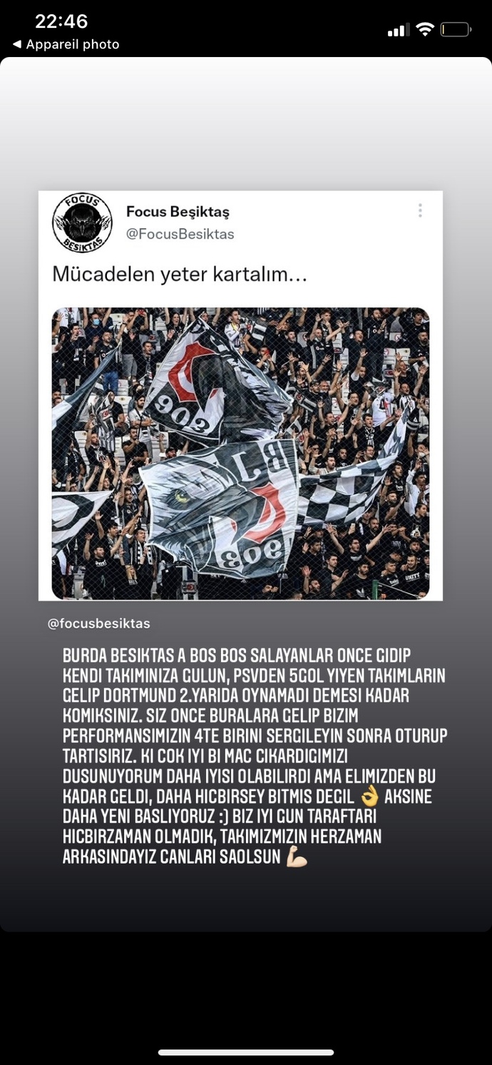 Arkadaslar Besiktas macini nasil degerlendiriyorsunuz?