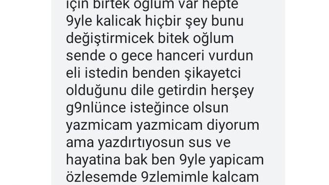 Eski eşimin son mesajı! Size bu mesaj gelse ne tepki verirdiniz?