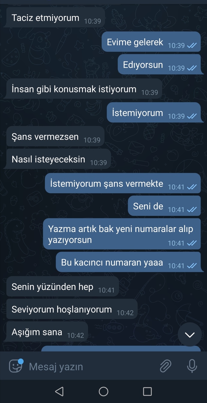 Arkadaşlar bana yardım edin lütfen bu adam beni öldürürse napacagım?