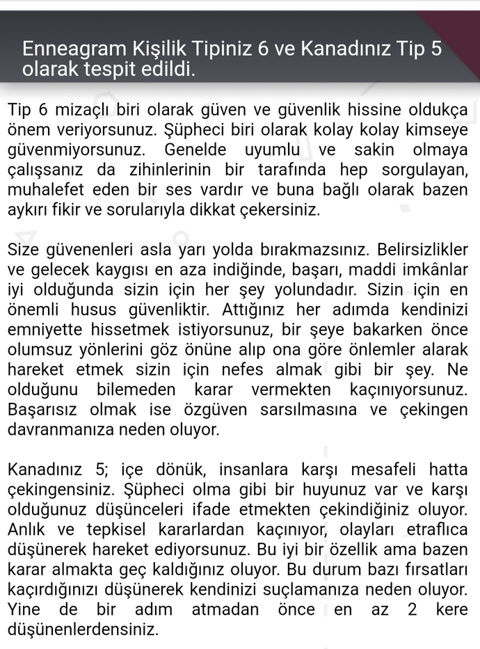 Kendinizi keşfetmek için Enneagram testine katılmak ister misiniz?