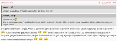 Bu da aynı ablanın diğer yorumu.