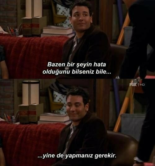 Sizi en çok etkileyen film/dizi repliği?