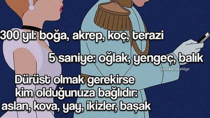 Burçların mesaja cevap verme hızları?