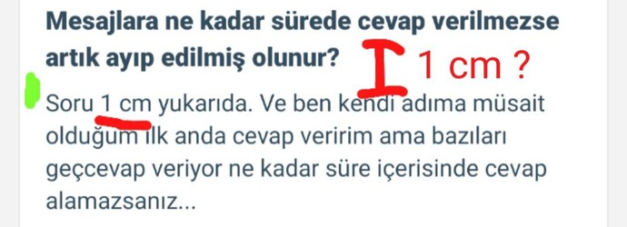 Mesajlara ne kadar sürede cevap verilmezse artık ayıp edilmiş olunur?